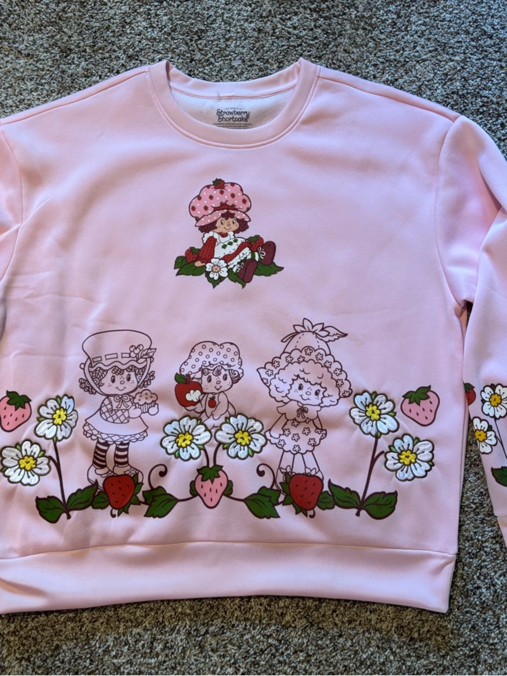 Pink Graphic Sweatshirt